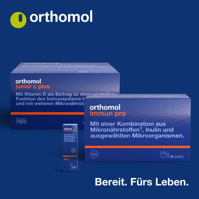 Orthomol Immun - Mikronährstoffe zur Unterstützung des Immunsystems - Nahrungsergänzung mit Vitamin C, Vitamin D und Zink - Granulat, 15 pc Portions quotidiennes