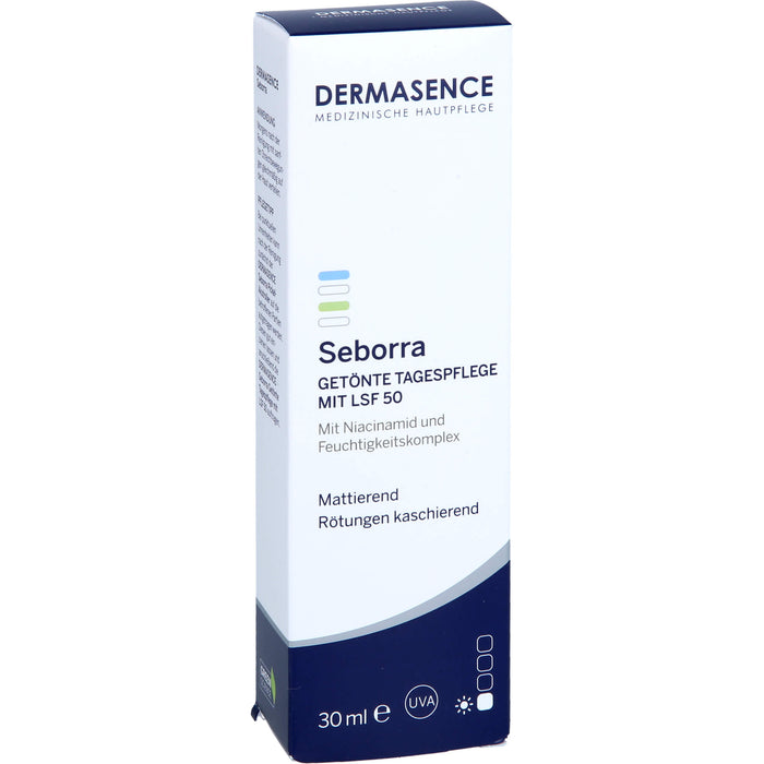 DERMASENCE Seborra Getönte Tagespflege mit LSF 50, 30 ml CRE