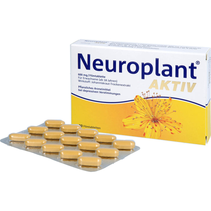 Neuroplant AKTIV Filmtabletten bei depressiven Verstimmungen, 30 pcs. Tablets