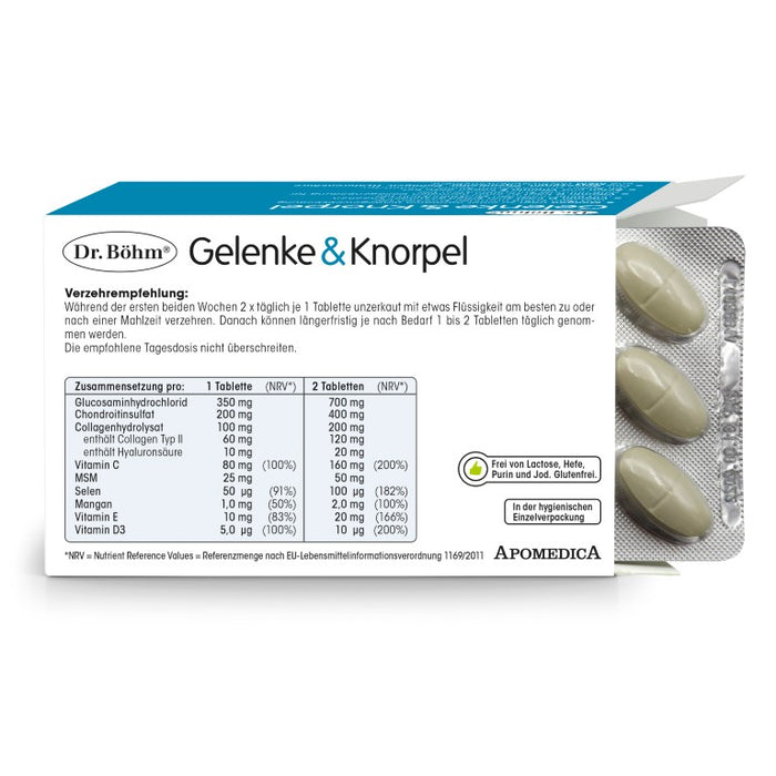 Dr Böhm Gelenke & Knorpel Tabletten, 60 pcs. Tablets
