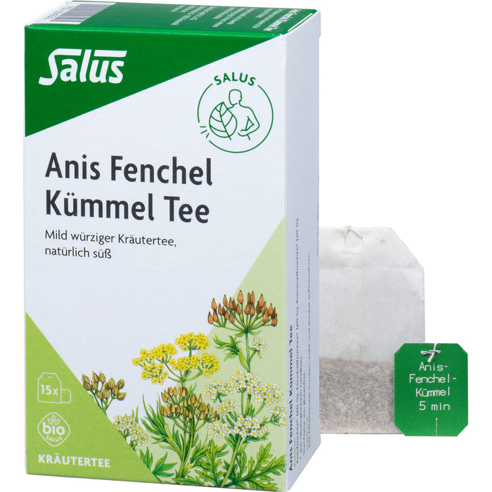 Salus Anis Fenchel Kümmel Tee, 15 pcs. Filter bag