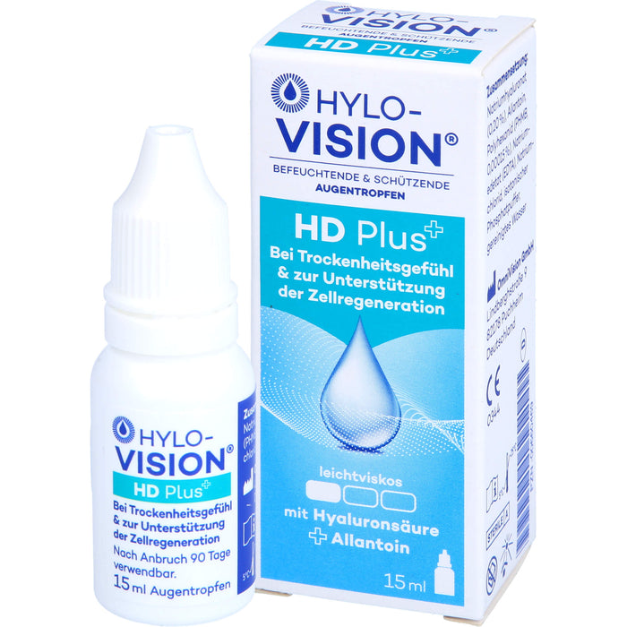 Hylo-Vision HD plus Augentropfen, 15 ml Lösung