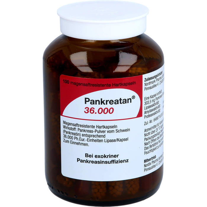 Pankreatan® 36.000, Magensaftresistente Hartkapseln, 200 St HKM