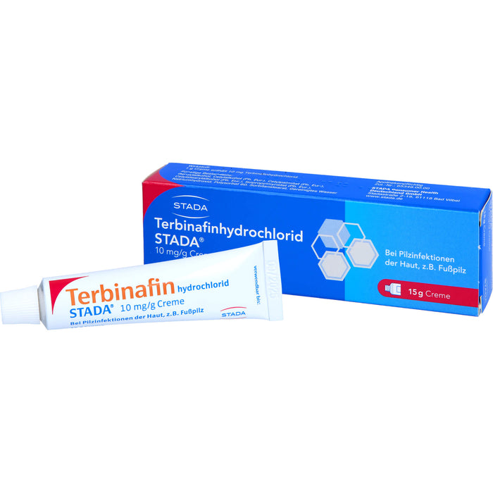 Terbinafinhydrochlorid STADA 10 mg/g Creme, 15 g Cream