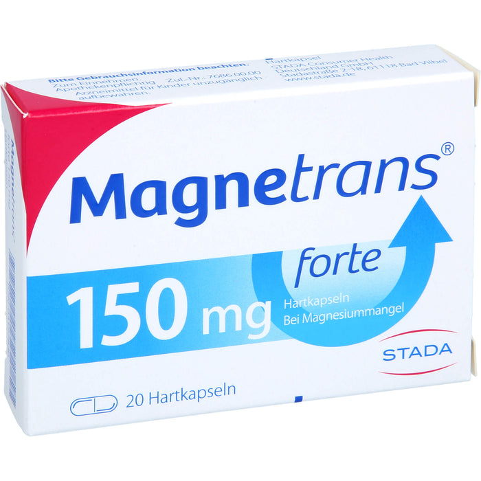 Magnetrans forte 150 mg Hartkapseln bei Magnesiummangel, 20 St. Kapseln