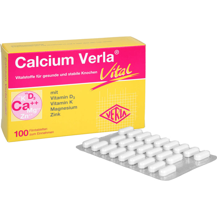 Calcium Verla vital Filmtabletten, 100 pcs. Tablets