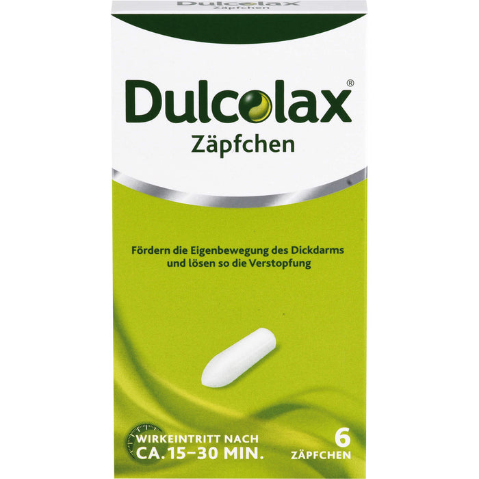Dulcolax Zäpfchen Original Sanofi-Aventis, 6 St. Zäpfchen