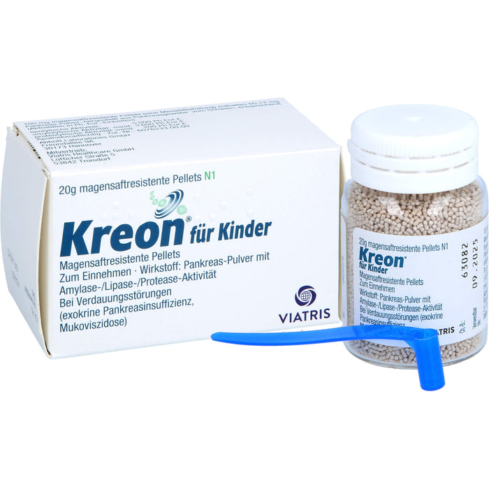 Kreon® für Kinder, Magensaftresistente Pellets, 20 g Pulver